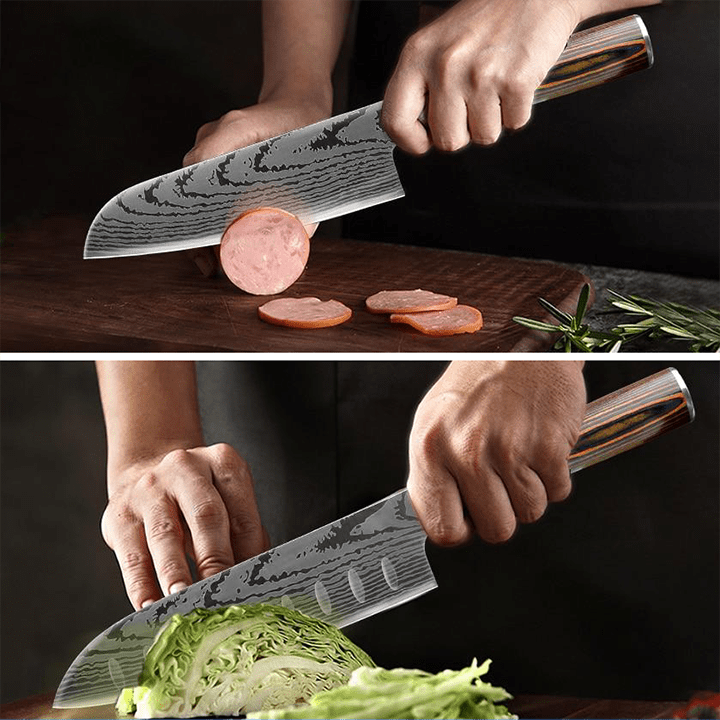 Kutara Knives Akaishi Kido Chef Set