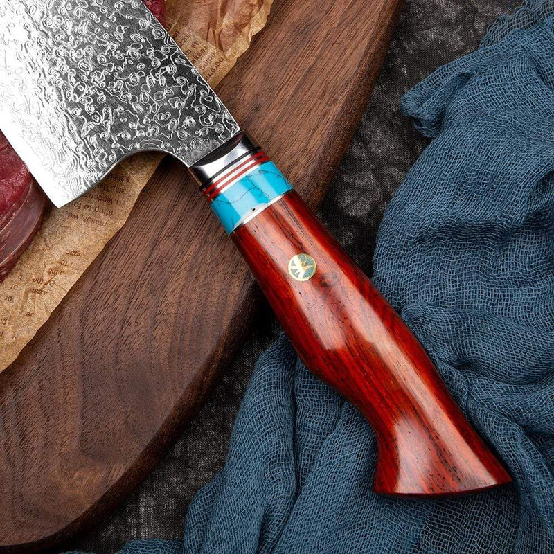 Kutara Knives Bandai Butcher 8.5" Damascus Steel Chef Knife